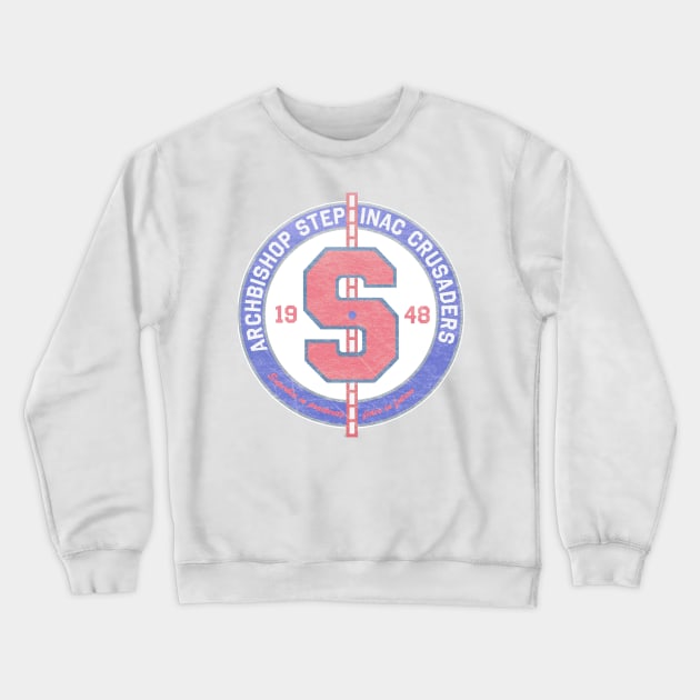 Stepinac Hockey Center Ice Crewneck Sweatshirt by Ice-9 Designs